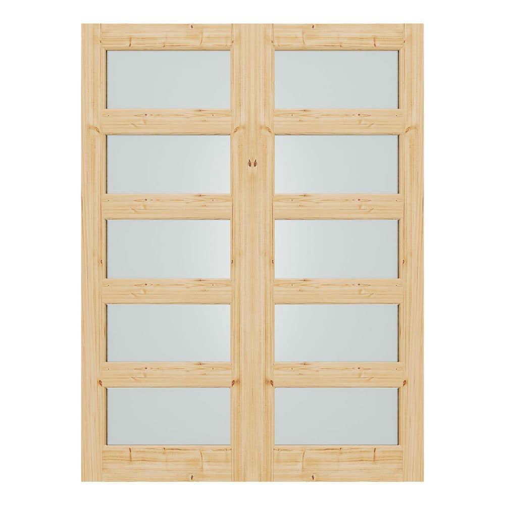 36 in. x 80 in. Full Lite, Clear Glass, White Primed, Solid Core, MDF, Interior Door Slab with Silver Curved Doorknob price history on PriceWatchPro