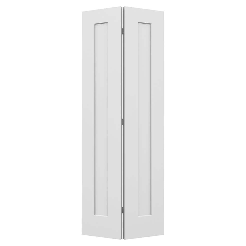 JELD WEN 24 In X 80 In Madison Primed Smooth Molded Composite Closet   Primed Jeld Wen Bifold Doors Jw1912 00662 64 1000 