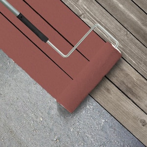 1 gal. #PPU2-13 Colonial Brick Textured Low-Lustre Enamel Interior/Exterior Porch and Patio Anti-Slip Floor Paint
