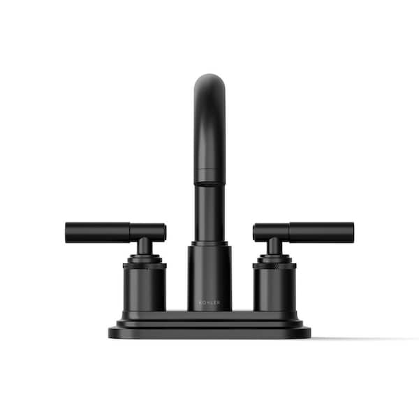 KOHLER Torrington 4 in. Centerset Double Handle Bathroom Faucet in