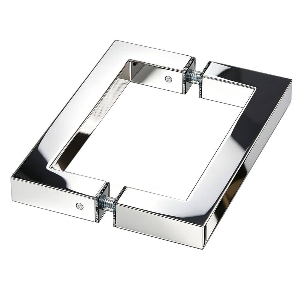 1-Piece Bathroom Accessory Set in Polished Chrome, 6 in. Stainless Steel Back-to-Back Glass Shower Door Handle price history on PriceWatchPro