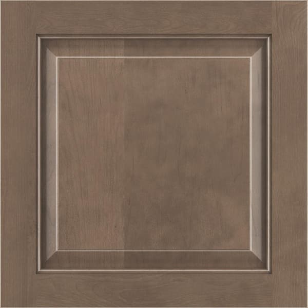 American Woodmark Westerly 11 9/16-in. W x 3/4-in. D x 11 1/2-in. H in Maple Latte Cabinet Door Sample