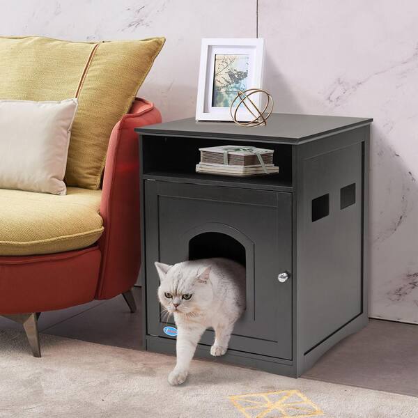 cat box side table