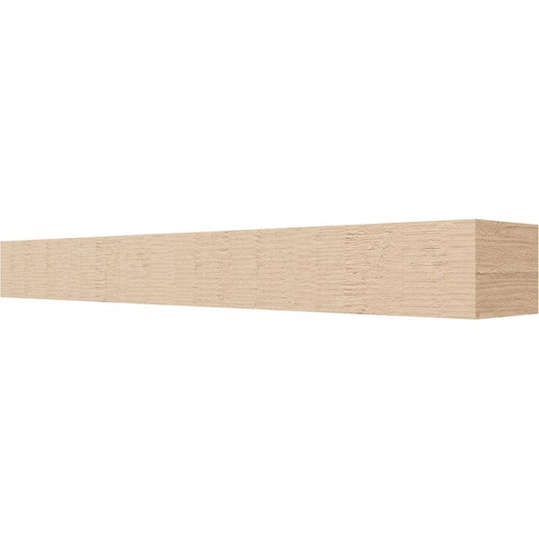 Ekena Millwork 6-in. x 4-in. x 36-in. Block Woodgrain, Primed Tan Timberthane Polyurethane Rafter Tail Brace