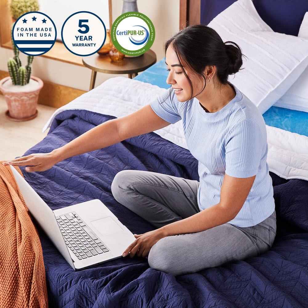 Twin 3-Inch Gel Memory Foam Cooling Mattress Topper