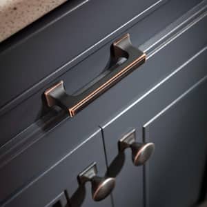 Southhampton 3 in. (76 mm) Traditional Bronze with Copper Highlights Cabinet Drawer Pull