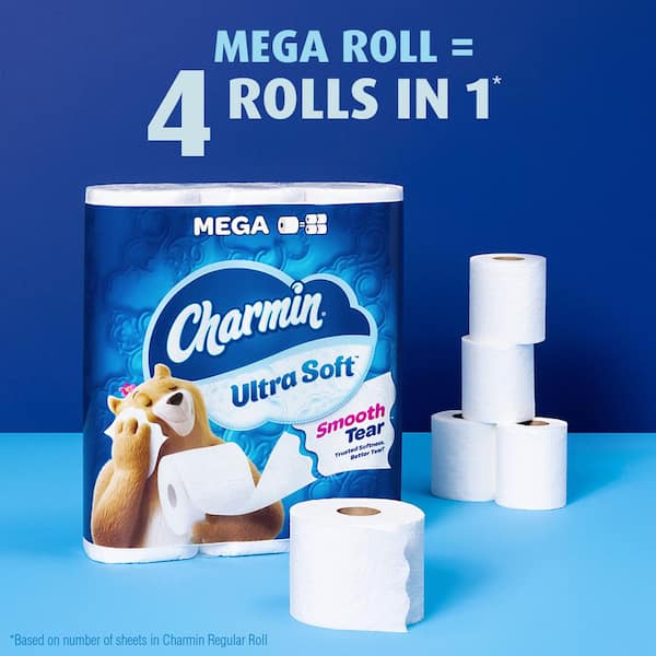 Ultra-Soft Smooth Tear Toilet Paper Rolls (252-Sheets Per Roll) (12-Mega  Plus Rolls)
