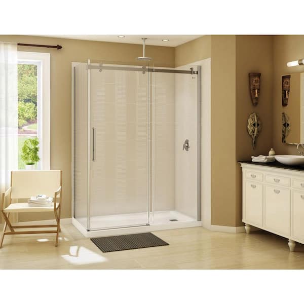 Olympia 60 in. x 32 in. Single Threshold Acrylic Shower Base with Right Drain in White