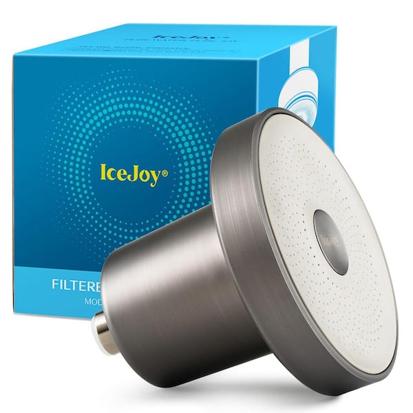 Unbranded 1-Spray Patterns with 2.5 GPM 6 in. Wall Mount Fixed Shower Head in Burshed Nickel