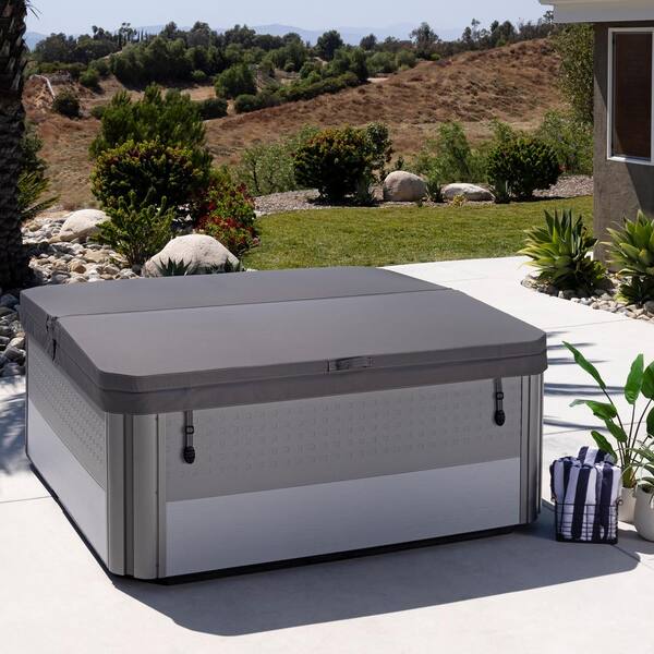 Lifesmart Palmetto 7-Person 72-Jet 230V Acrylic Hot Tub with Open