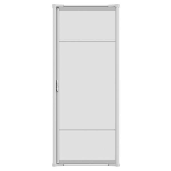 36 In X 97 In Brisa White Tall Retractable Screen Door 77010381 The Home Depot