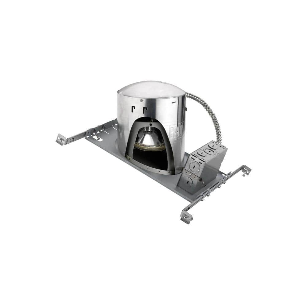 Silver Steel 14-Inch LED Sloped Ceiling Recessed Housing