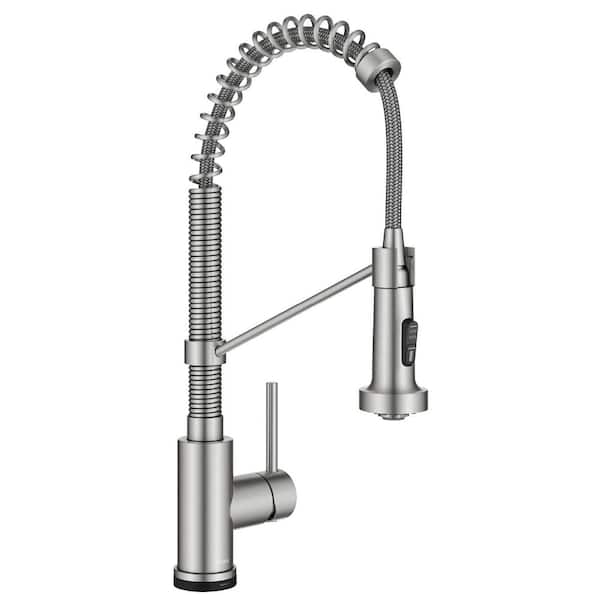 Bolden Commercial Style Touch Kitchen Faucet with Pull Down Sprayer in Spot-Free Stainless Steel