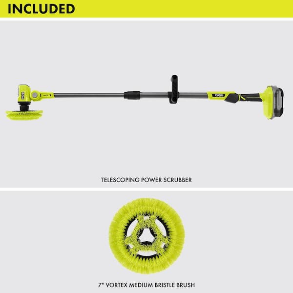 ONE+ 18V Cordless Telescoping Power Scrubber (Tool Only)