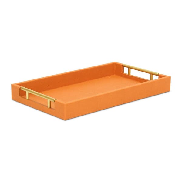 Multi-Colored Rectangle MDF 15.75 in. Tray