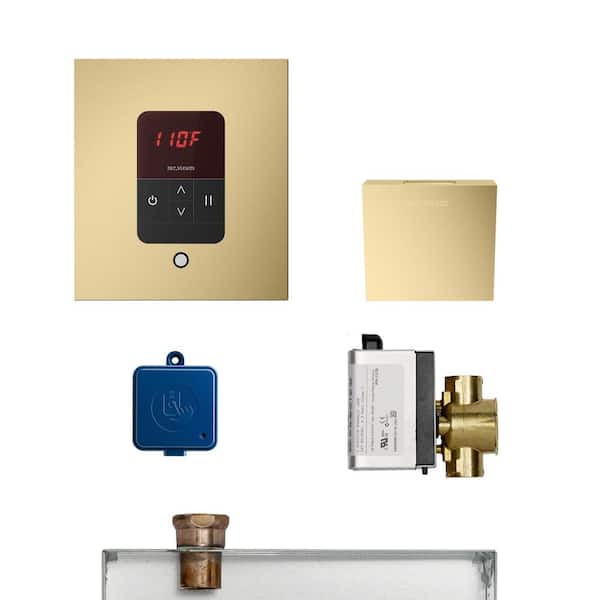 Mr. Steam Butler Package Square Satin Brass