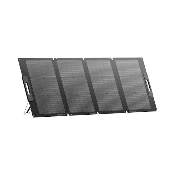 BLUETTI 120-Watt Outdoor Use Foldable Solar Panel with Adjustable Kickstands for EB3A/EB55/EB70/AC200P/AC200MAX/AC300