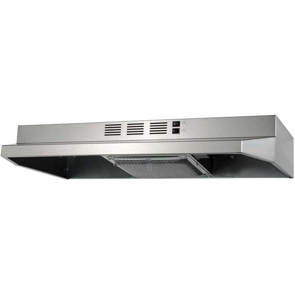 24-Inch Stainless Steel Convertible Under Cabinet Range Hood