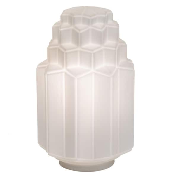 Paramount 17 in White Colorful Glass Novelty Universal Shade with no fitter