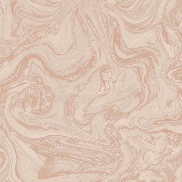 Graham & Brown Pebble and Rose Gold Marbled Wallpaper