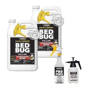 1 Gal. Ready-to-Use 1 Gal. Bed Bug Killer (2-Pack), 256 oz. Pro Spray Bottle and 55 oz. Mini Pump Sprayer