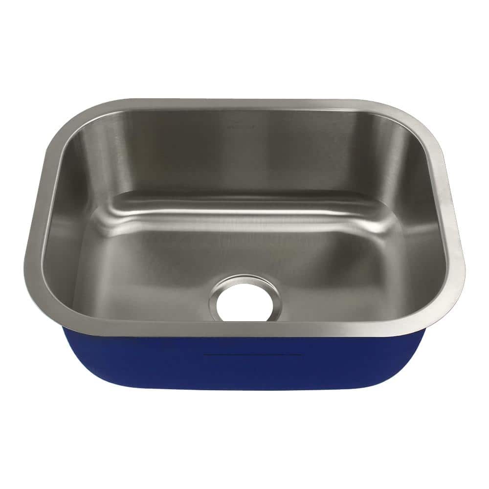 Meridian 23'' Stainless Steel Undermount Single Bowl Kitchen Sink