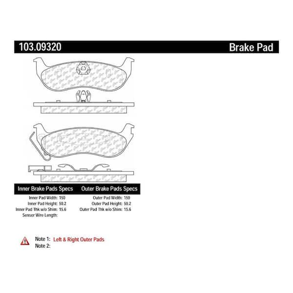 Centric Parts Disc Brake Pad Set