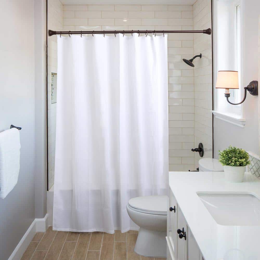 Oil Rubbed Bronze Zinc Alloy Shower Curtain Hooks Set of 12