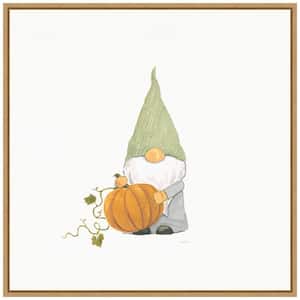 22 in. Harvest Gnomes I Fall/Thanksgiving Framed Canvas Box Wall Art