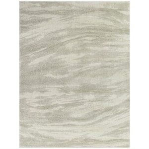 Eluard Taupe 5 ft. x 7 ft. Abstract Area Rug