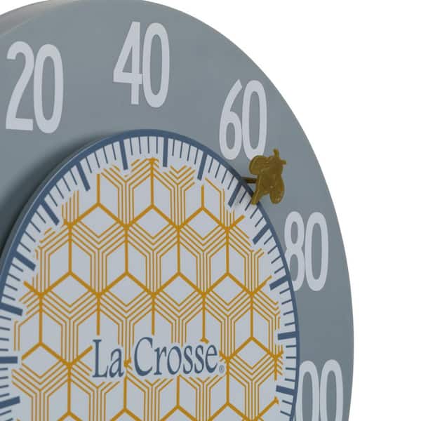 La Crosse 8-Inch Beehive Floating Dial Thermometer - Grey