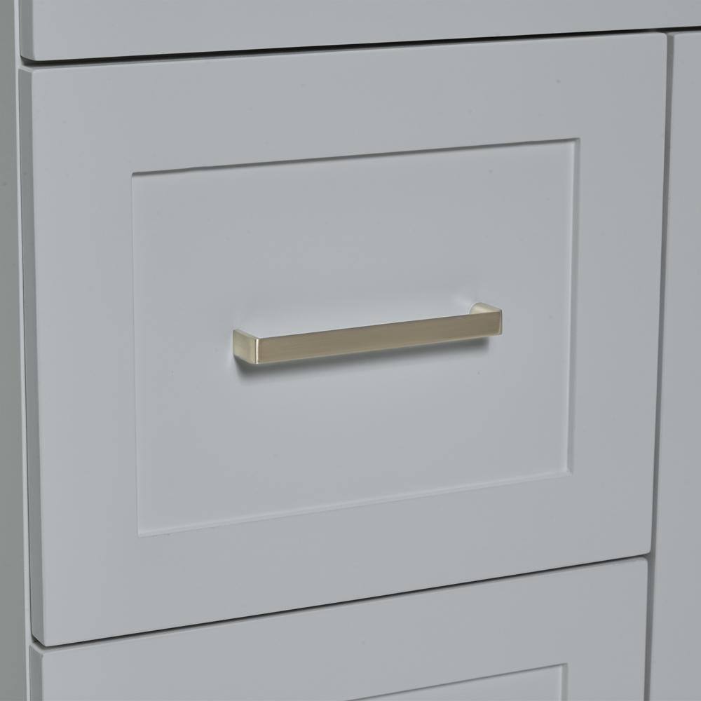 Cambridge 61" Grey Single Basin Vanity with Marble Top
