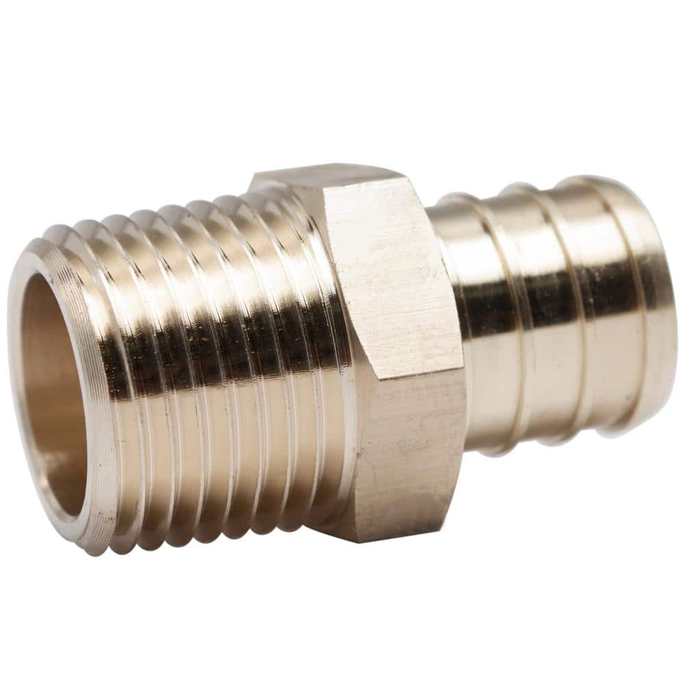 2 3/4" x 1/2" MALE NPT PEX BRASS LEAD FREE THREADED ADAPTERS Fitting for Vivo