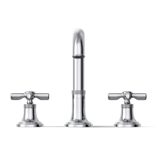 KOHLER Paces 8 in. Widespread Double Handle Bathroom Faucet with