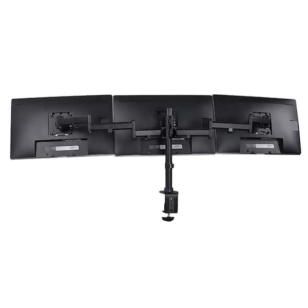 mount-it! 13 in. to 27 in. Screens Fully Adjustable Triple Computer Monitor  Mount MI-1753 - The Home Depot