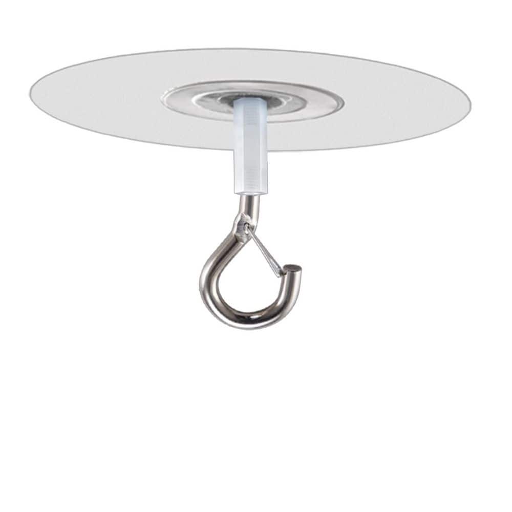 3.1 Inch Silver 304 Stainless Steel Ceiling Hooks Pad Eyes Plate for Indoor Outdoor Hanging Hardware Use 4 Pack price history on PriceWatchPro