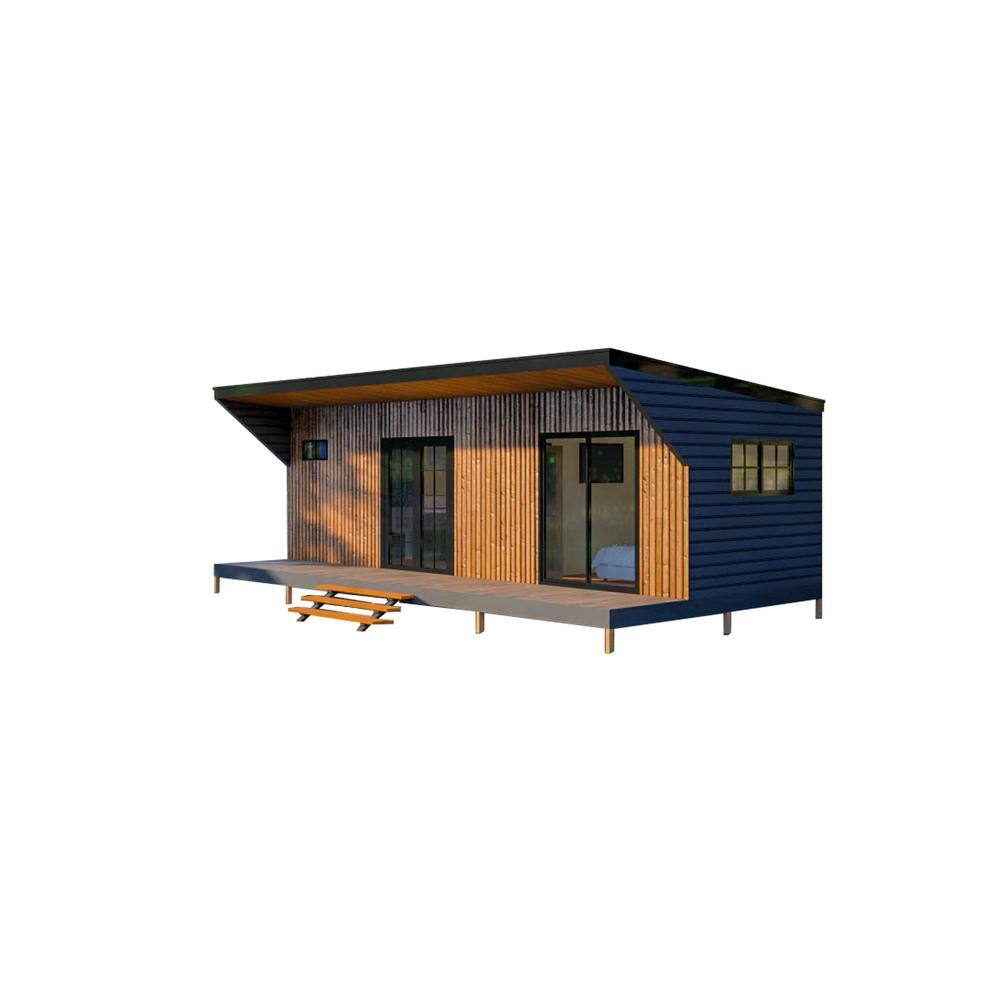 Wave ADU 1 Bedroom 305 sq. ft. Tiny Home, Steel Frame, Building Kit