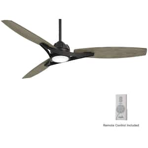 Molino 65 in. Integrated LED Indoor/Outdoor Coal Smart Ceiling Fan with Light and Remote Control