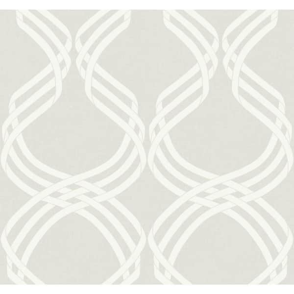 York Wallcoverings 60.75 sq. ft. Dante Ribbon Wallpaper