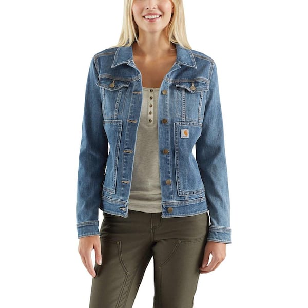 Carhartt Women's XX-Large Stonewash Denim Benson Denim Jacket