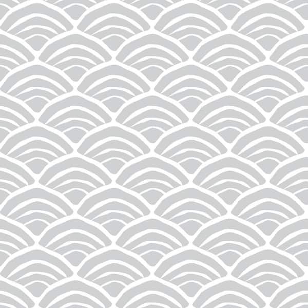 RoomMates Coastal Scallop Vinyl Peel and Stick Wallpaper (28.29 sq. ft.)