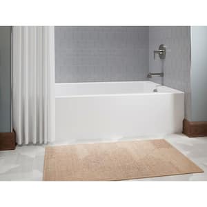 Elmbrook 60 in. x 36 in. Soaking Bathtub with Right-Hand Drain in White