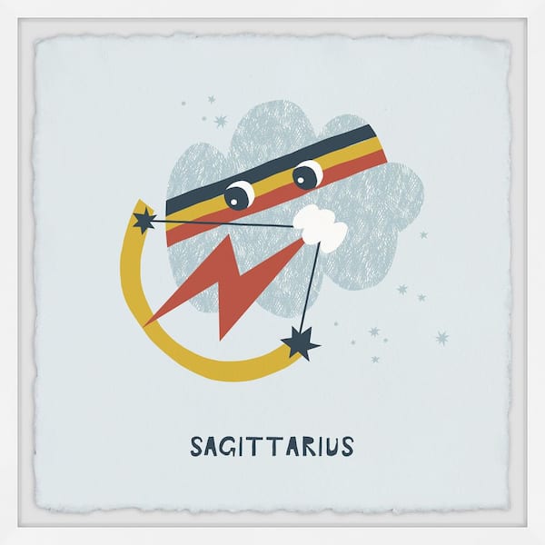 Unbranded Sagittarius by Marmont Hill Framed Astronomy Art Print 12 in. x 12 in.