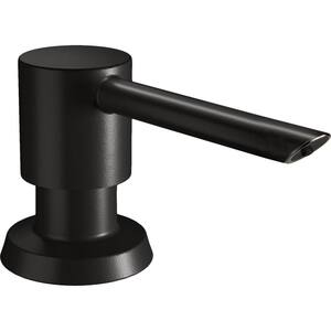 Deck Mount Soap/Lotion Dispenser in Matte Black