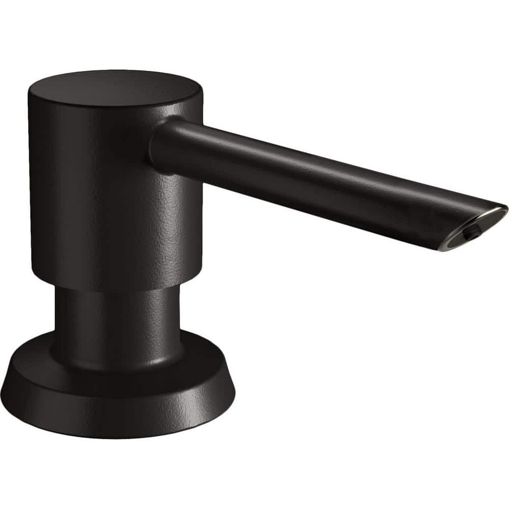 Elkay Deck Mount Soap/Lotion Dispenser in Matte Black LK321MB - The ...