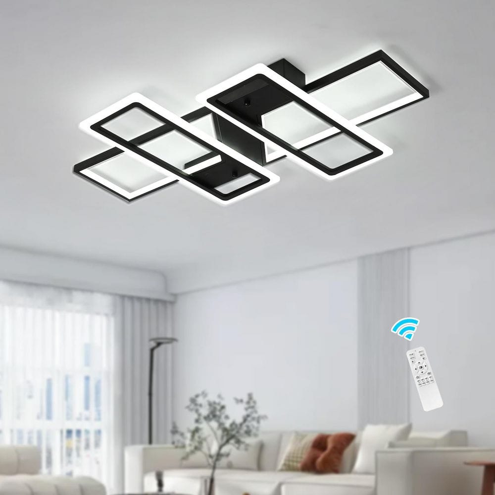 black-genoci-flush-mount-