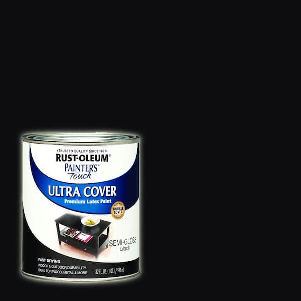 Rust-Oleum Painter's Touch 32 oz. Ultra Cover Semi-Gloss Black General Purpose Paint