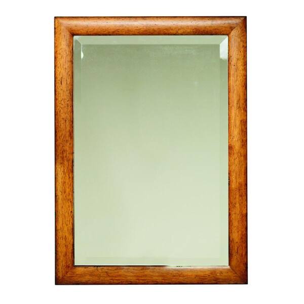 Home Decorators Collection Apothecary 20 W Mirror in Antique Oak-DISCONTINUED