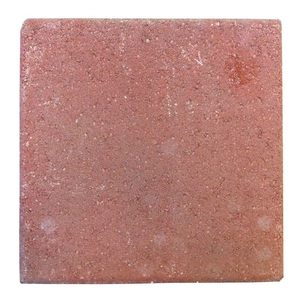 Fairbanks Block and Building Materials 20 lb. Red Concrete Dead Block Step Stone