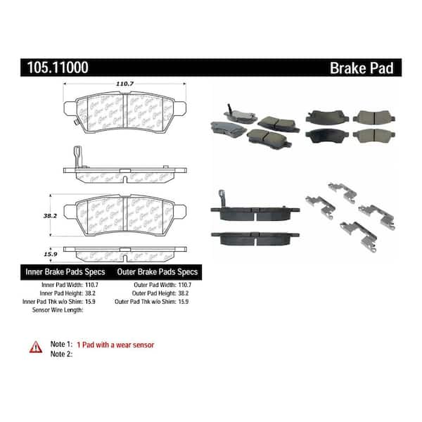 Centric Parts Disc Brake Pad Set